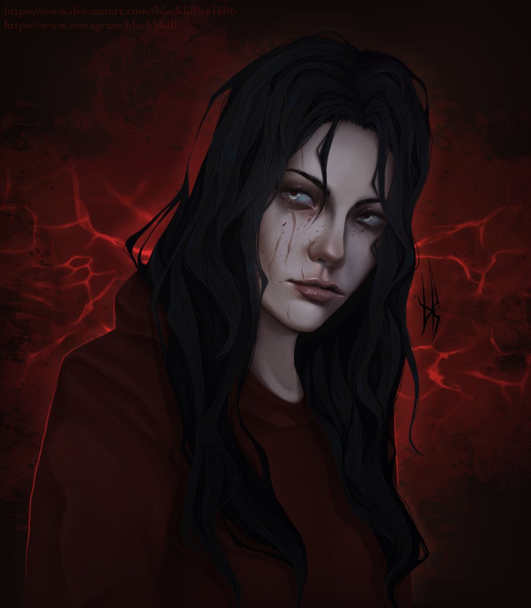 Debradebss's tweet photo. Redraw old OC
Last Smile (Elisabeth Robinson Bakers) 

#ArtistOnTwitter #artwork #art #digitalart #digitalartwork #DigitalArtist #OC #originalcharacter #killer #psychopath #scar #creepypasta #creepypastaoc #Procreate https://t.co/bEDYBHJqkS