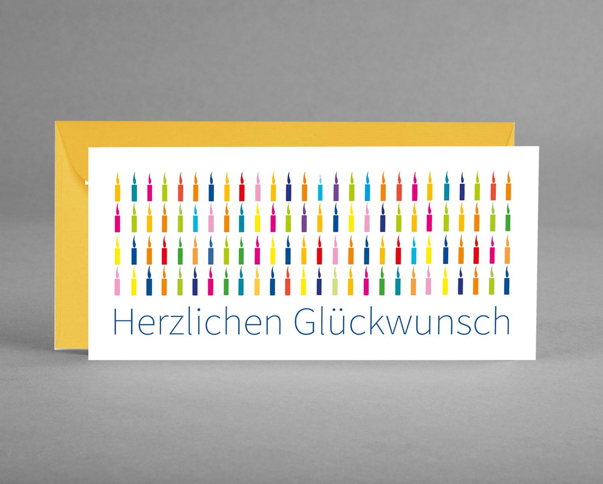 GrusskartenD's tweet photo. In meinem #etsy-Shop: Weiße #Glückwunschkarte "Herzlichen #Glückwunsch" #ZEITLOS & #PURISTISCH mit bunten #Kerzen als Klappkarte mit Kuvert in Gelb + Gratis-Karte https://t.co/yOEcmtGsmk #buntenKerzen #Geburtstag #gelb #DINlang #Klappkarte #HerzlicheGlückwunsch #artoz https://t.co/OuKTTIxYfe