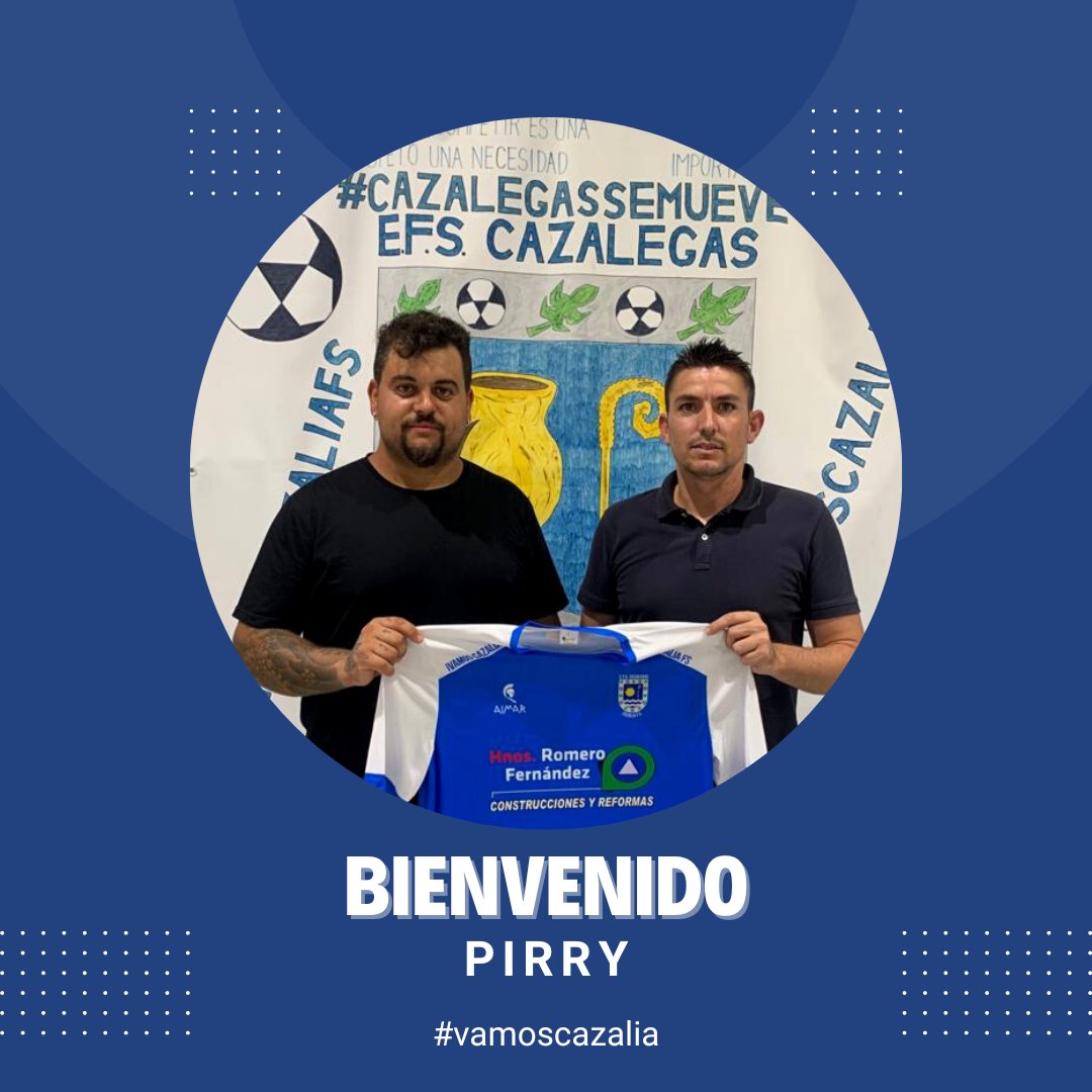 ECazalia's tweet photo. Oficial.

Cazalia FS se asegura la portería con la incorporación de "Pirry".

Bienvenido @PirryGudi 👋

#vamoscazalia https://t.co/RLVeVasKcQ