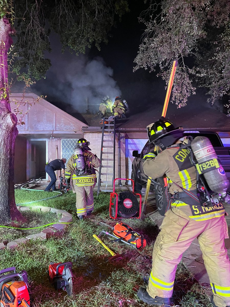 CommunityVFD's tweet image. We responded to a residential fire early yesterday morning on Tamayo Dr. Last night, we had a dog visit us twice who unbeknownst to us belonged to the victim&apos;s of the house fire. Early this morning, we were able to locate the dog and reunite it with the family. #hounews