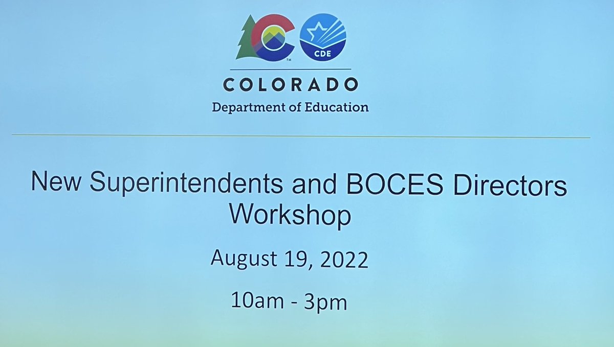 Let more learning begin of Colorado Education. #lovethejourney #lovewhatyoudo