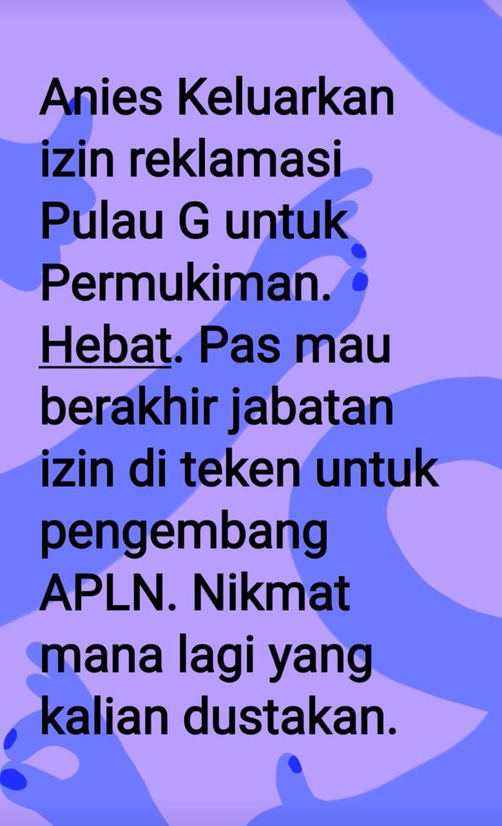 Inilah bentuk CUAN TERSELUBUNG  sebelum Lengser dari JABATAN.
ANIES memang CULAS.
<a href="/siagianharry/">harry🚹🪣</a> 
<a href="/ekowboy2/">𝓔𝓴𝓸 𝓦𝓲𝓭𝓸𝓭𝓸</a> 
<a href="/bachrum_achmadi/">SiraitBatakDusun™️</a> 
<a href="/Mdy_Asmara1701/">Maudy Asmara</a> 
<a href="/marlina_idha/">Marlina ▪︎ mawar 🌹</a> 
<a href="/tatakujiyati/">tatak ujiyati</a> 
<a href="/aniesfor2024/">Anies for President 2024</a> .
😜😝😷