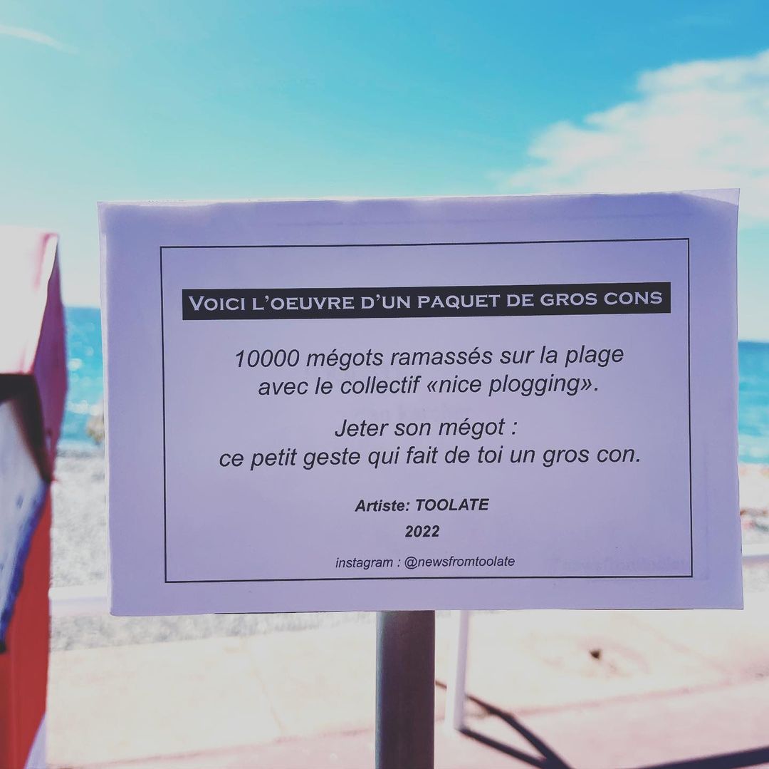 creapills's tweet photo. En 8 heures, il a ramassé (avec l'aide du collectif @NicePlogging) plus de 10 000 mégots sur la promenade des Anglais (2/2) https://t.co/oou0Ui7lza