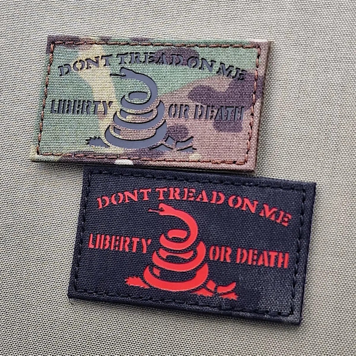 tacticalfreaky's tweet image. OUT NOW!!! By request, dropping today the Gadsden Dont Tread On Me Liberty Or Death Patch. Make sure to check it out on TACTICALFREAKY.COM.

Doable in several sizes and in +1200 combinations of backgrounds and features .

#lasercutpatches #milsimairsoft #tactical_freaky