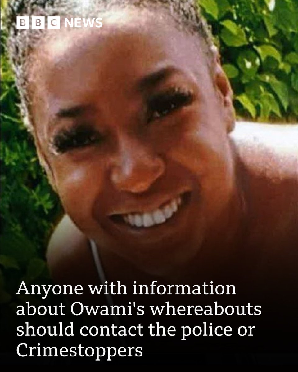 A prayer service has been held by colleagues of missing student Owami Davies.

She has now been missing for over six weeks.

Anyone with information on her whereabouts should contact police or Crimestoppers.

More here: bbc.in/3ChQ92g

#OwamiDavies
