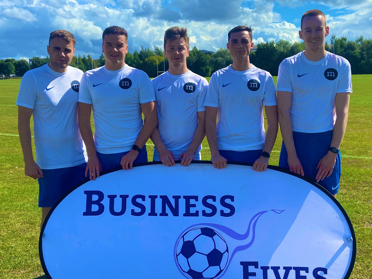 BusinessFives's tweet photo. Welcome @Multrees_ to our #biz5s #Edinburgh event!

Good luck to the team who have raised £770 for @SAMHtweets 👏🏻⚽️

#footballforgood #charity https://t.co/K2khSpAjvO