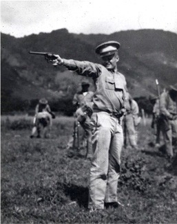 USMCMuseum's tweet photo. From 16 February 1930 to 19 August 1930, 1stLt Lewis Puller fought against the Sandino guerrillas in Nicaragua. For his heroic actions--which spanned five successive engagements--he would be awarded a Navy Cross.

Read more on our FB &amp; IG: @usmcmuseum

#NavyCross #USMChistory https://t.co/5f9e98HQmm