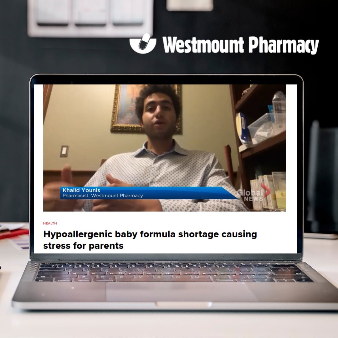 WestmountPharm's tweet photo. In this Global News segment, our #pharmacist Khalid Younis was interviewed regarding the current #babyformulashortage and some best practices.
Watch the full interview here: https://t.co/TubnBeGELb
https://t.co/ttnrUxIxjZ https://t.co/rVeAw2u8Ab