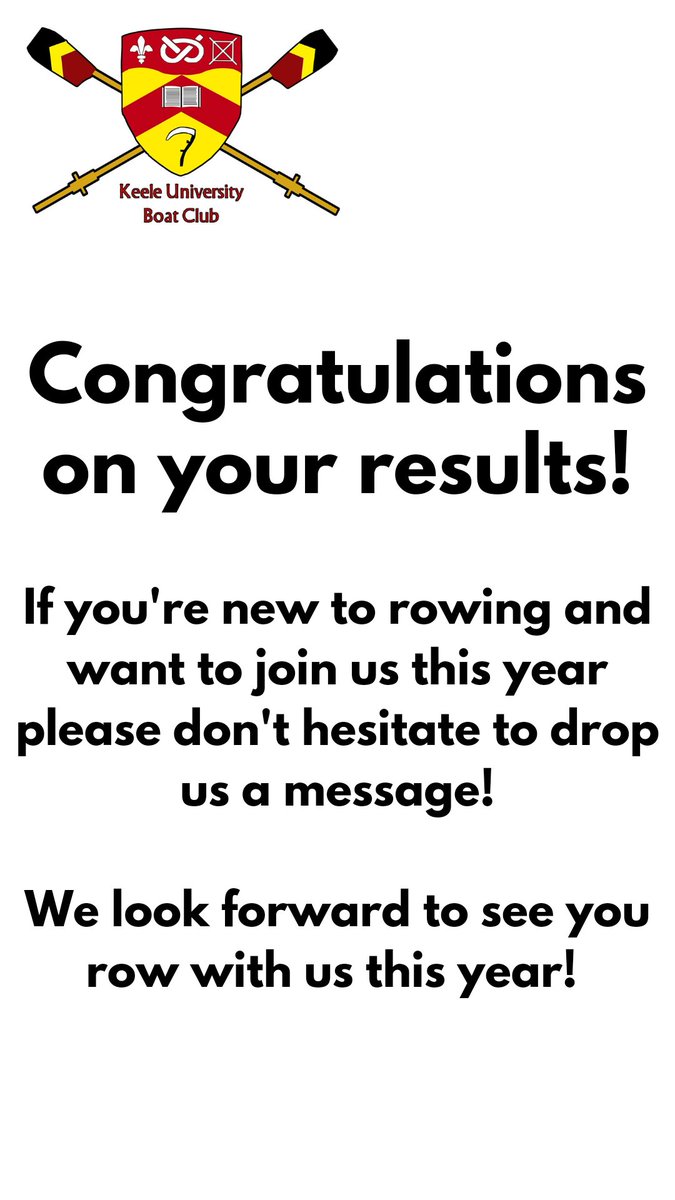 Drop us a message! We know you want to 🖤❤💛 #TeamKeele
