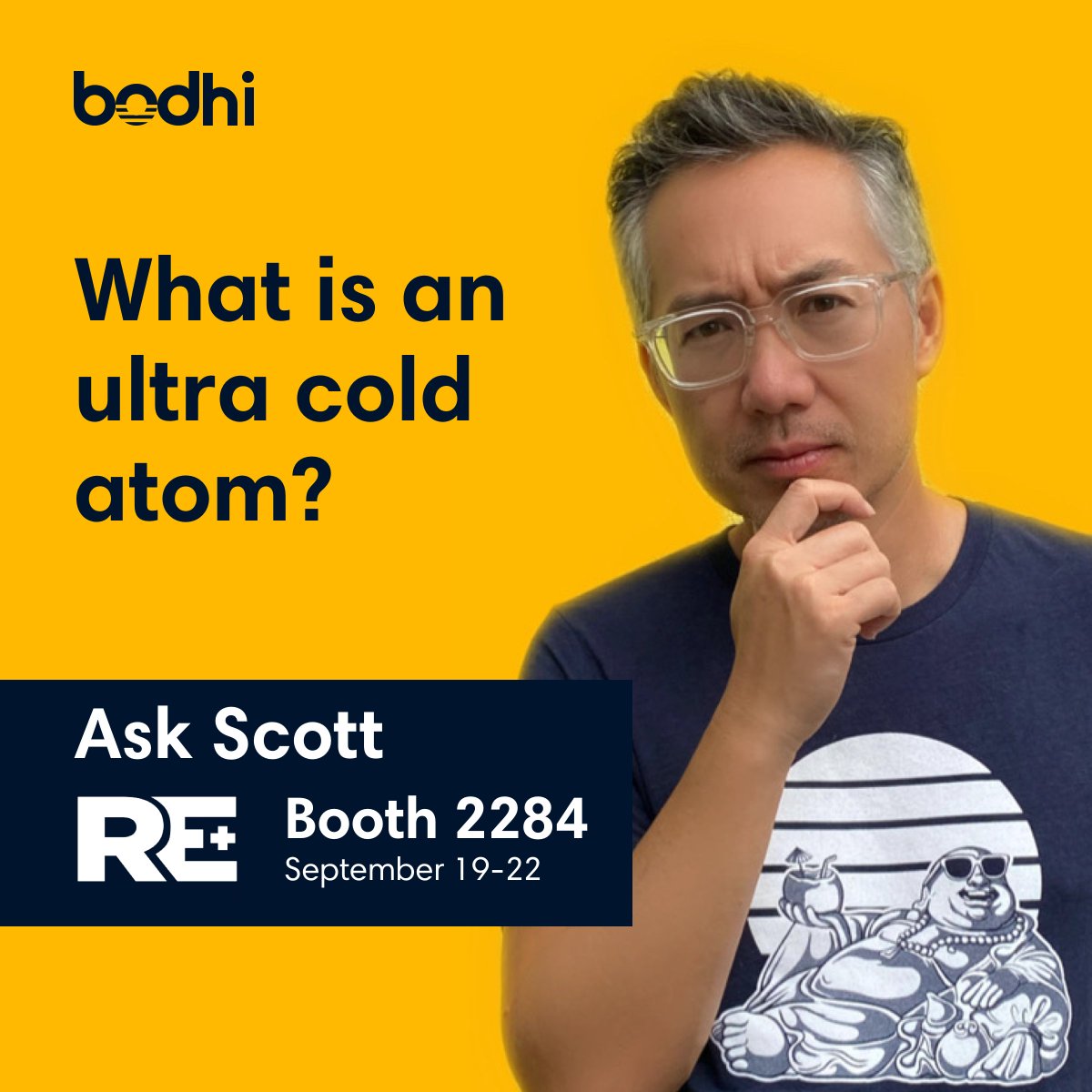 bodhisolarcx's tweet photo. We're officially one month away from #replus22
@REPlusEvents! No matter how weird your question, we're ready to answer it at booth # 2284!
#solarnerds #funnysolar https://t.co/fHNutE7DW2