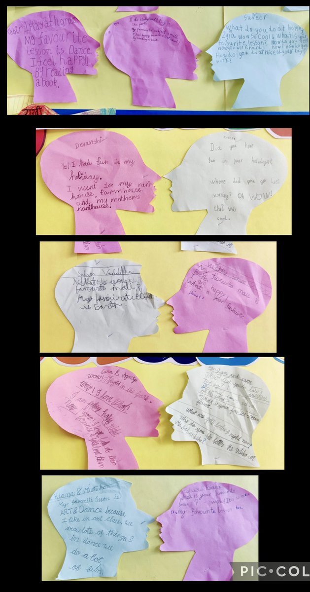 vitika_chadda's tweet photo. We engaged them in #pairwork to apply their knowledge about  #fullstop #questionmark #comma #exclamationsign They asked, tell &amp; responded to the answers using correct #punctuationsign Thanks to a short visit to @anshumishra24 class @MeenakshiSinga1 @vandysays @ibpyp #English https://t.co/jrZiiG7U3i