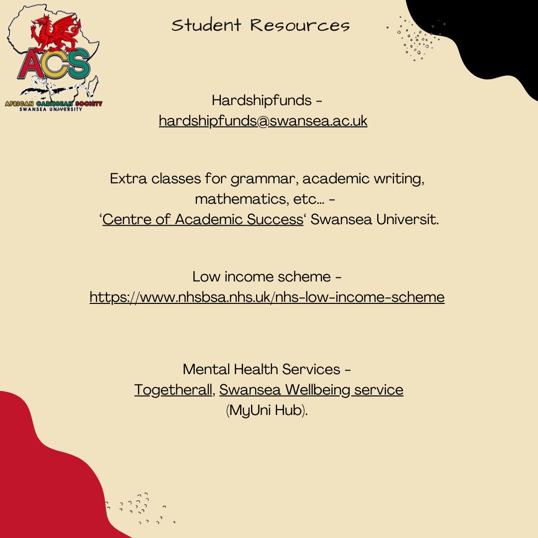 Swansea_ACS's tweet photo. Student Resources https://t.co/BJMGPu7dhx