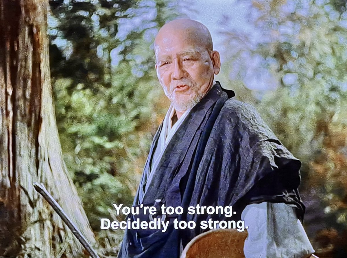 holyspacemonkey's tweet photo. This is also my problem. (Not!) #SamuraiTrilogy #ToshirôMifune #TCMParty #SummerUnderTheStars https://t.co/vYEaSkyA1h