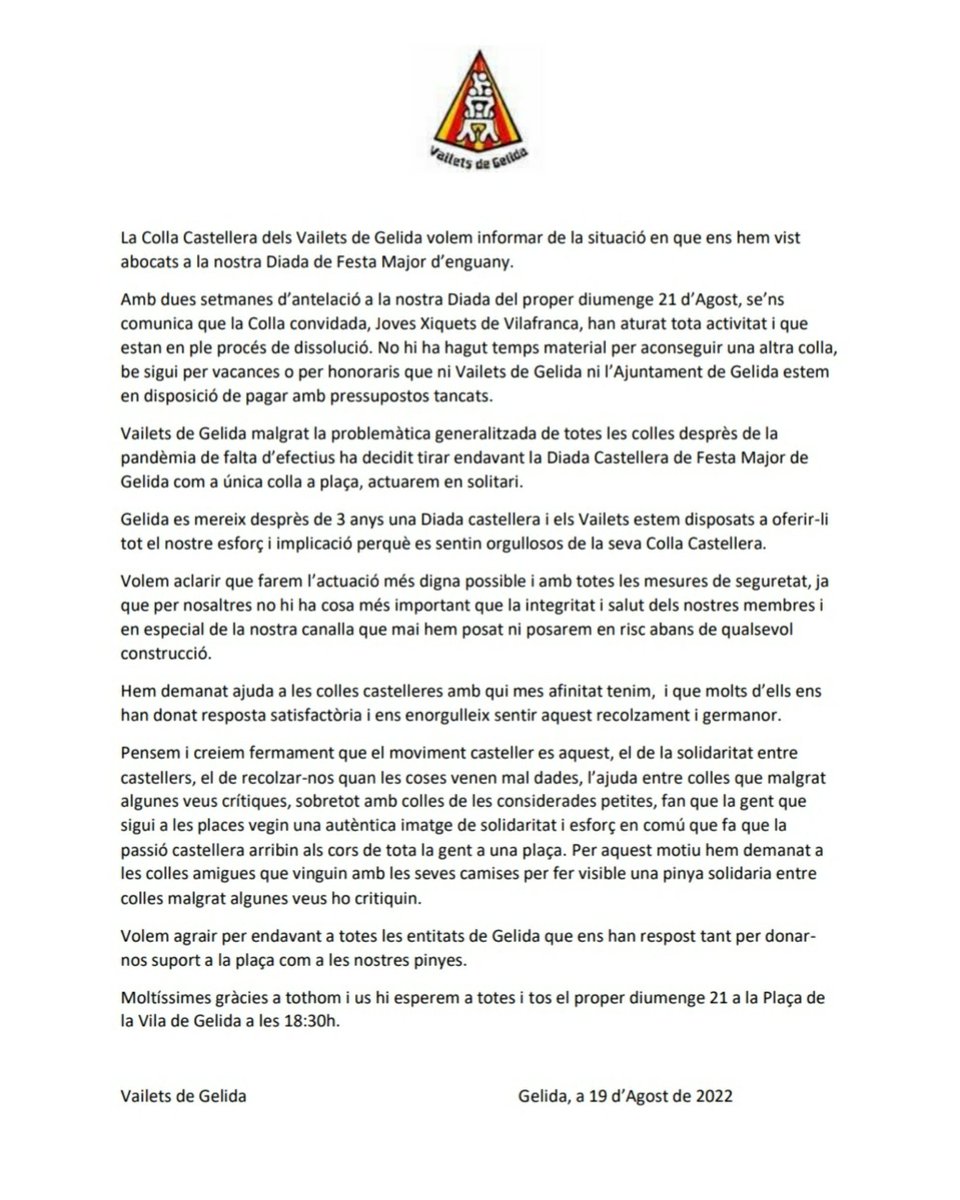 VAILETS DE GELIDA (@vailetsgelida) on Twitter photo 