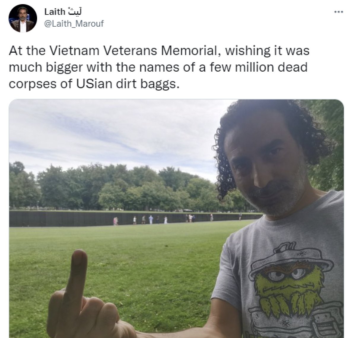 jonkay's tweet photo. Once again, here is Laith Marouf, the guy who just got $130K from @CdnHeritage to go on a six-city tour and teach Canadian broadcasters about "anti-racism" https://t.co/qIOTAqhGXM
