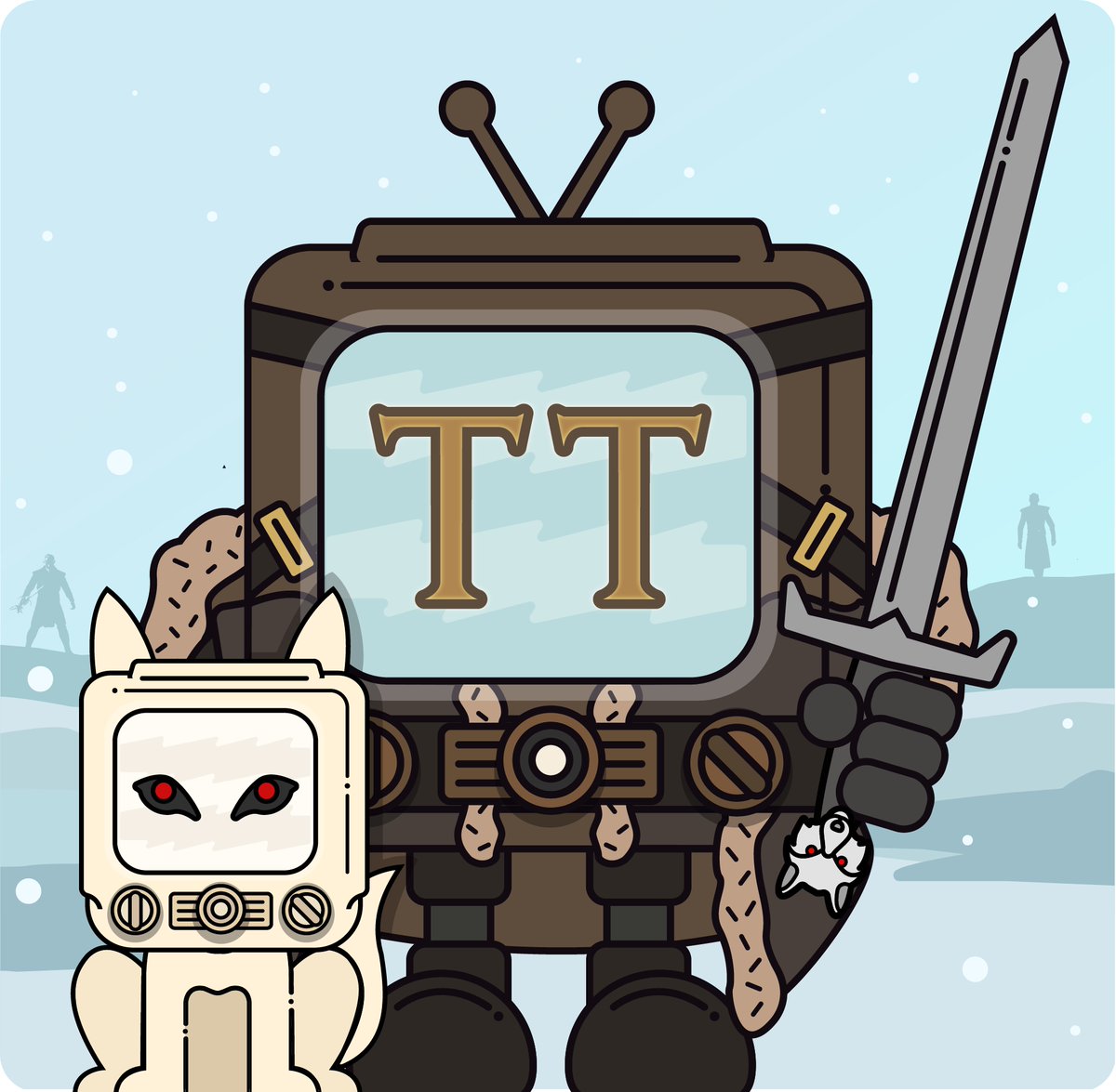 thetelliesTV's tweet image. Winter is coming ❄️ 1/1 #TheTellies

In honor of the GOT prequel, #HouseoftheDragon , we’re revealing our #GameofThrones 1/1! Who’s excited for this Sunday? 🙋
