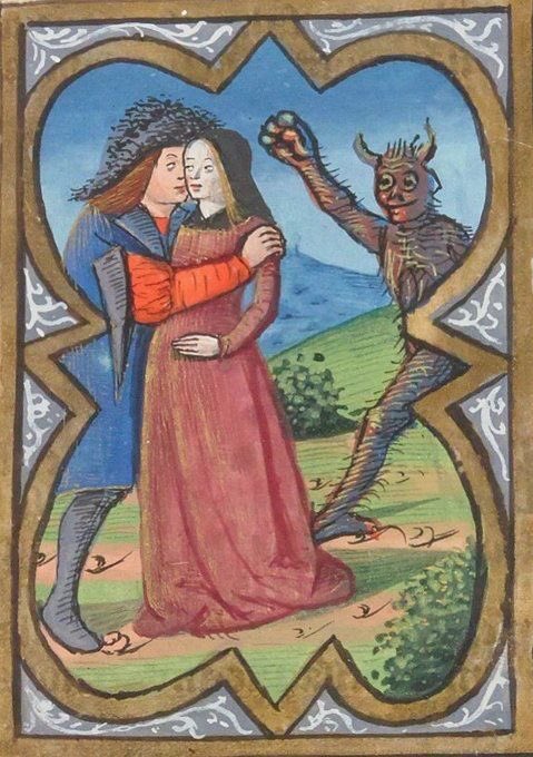 WeirdMedieval's tweet photo. greetings, france, 14th century https://t.co/jXvenEAjYz