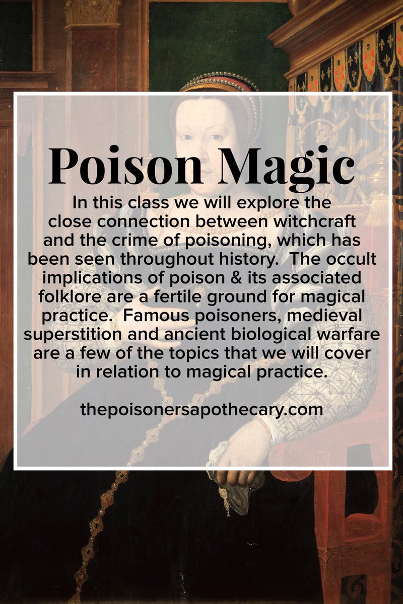 Poisonpath's tweet photo. Class tonight 7pm Eastern
https://t.co/dvDz9htisb
#cobymichael #poisonmagic #veneficium #poisonersapothecary https://t.co/6alJW2sEtj