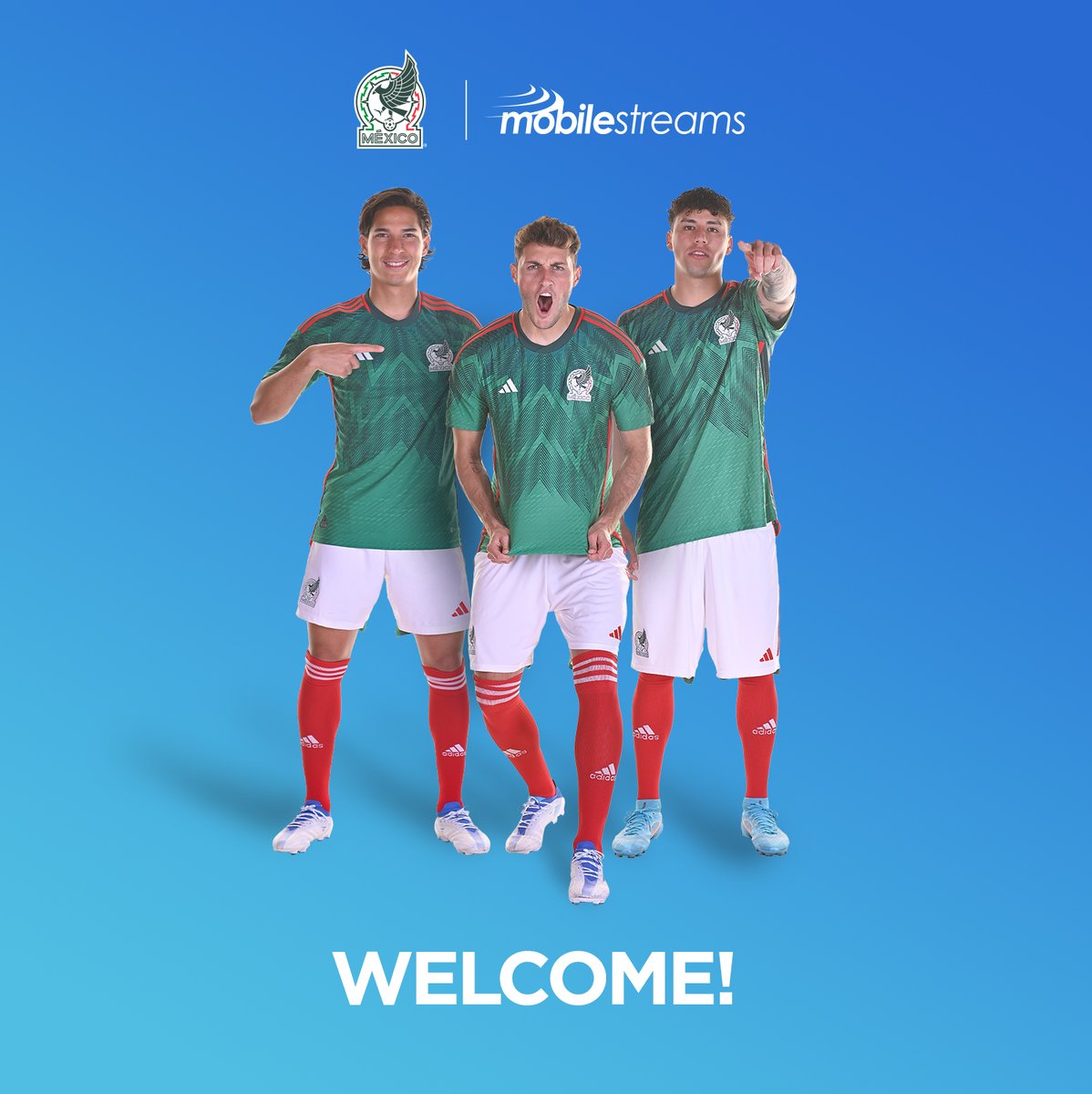 miseleccionmxEN's tweet photo. Welcome, @MobileStreams! 👋🏼

Official NFT Supplier of the Mexican National Team. 🇲🇽🚀 https://t.co/MFQ0n8EUft