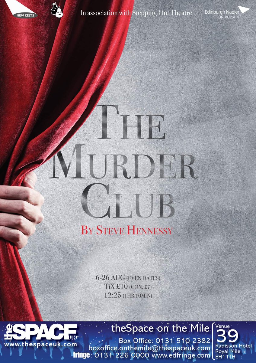Pear_Production's tweet photo. @elenicashell Hi Eleni, we’d love you to see our 🌟🌟🌟🌟 reviewed show ‘The Murder Club’. A dark comedy, set in the historic Broadmoor Asylum and based on real people, there’s plenty of twists, turns and laughs to be had when you enter this exclusive club.😄🍐. 

https://t.co/MdZhs2nfOb https://t.co/oD5HGqLt4P
