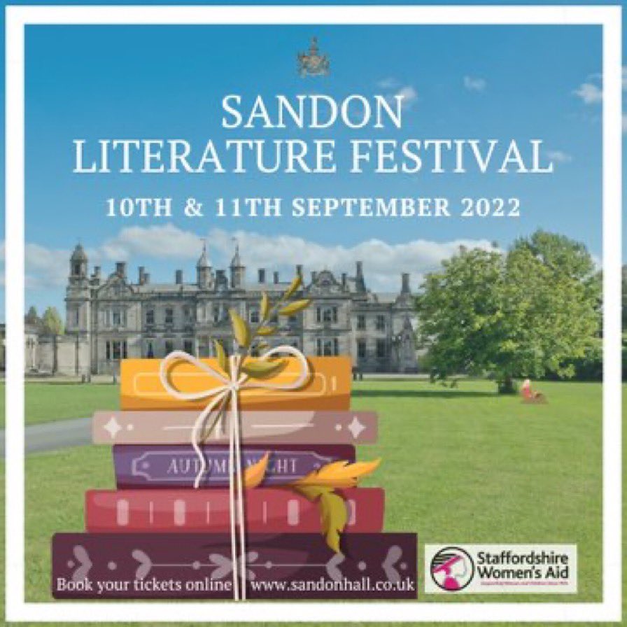 Wow!  Stuart Lawrence will be speaking at <a href="/SandonHall/">Sandon Hall</a> Literary Festival on the 10th September. I can’t recommend this session enough. Please RT <a href="/KeeleUniversity/">Keele University 🐿️</a> <a href="/KeeleStaff/">Keele University Staff</a>