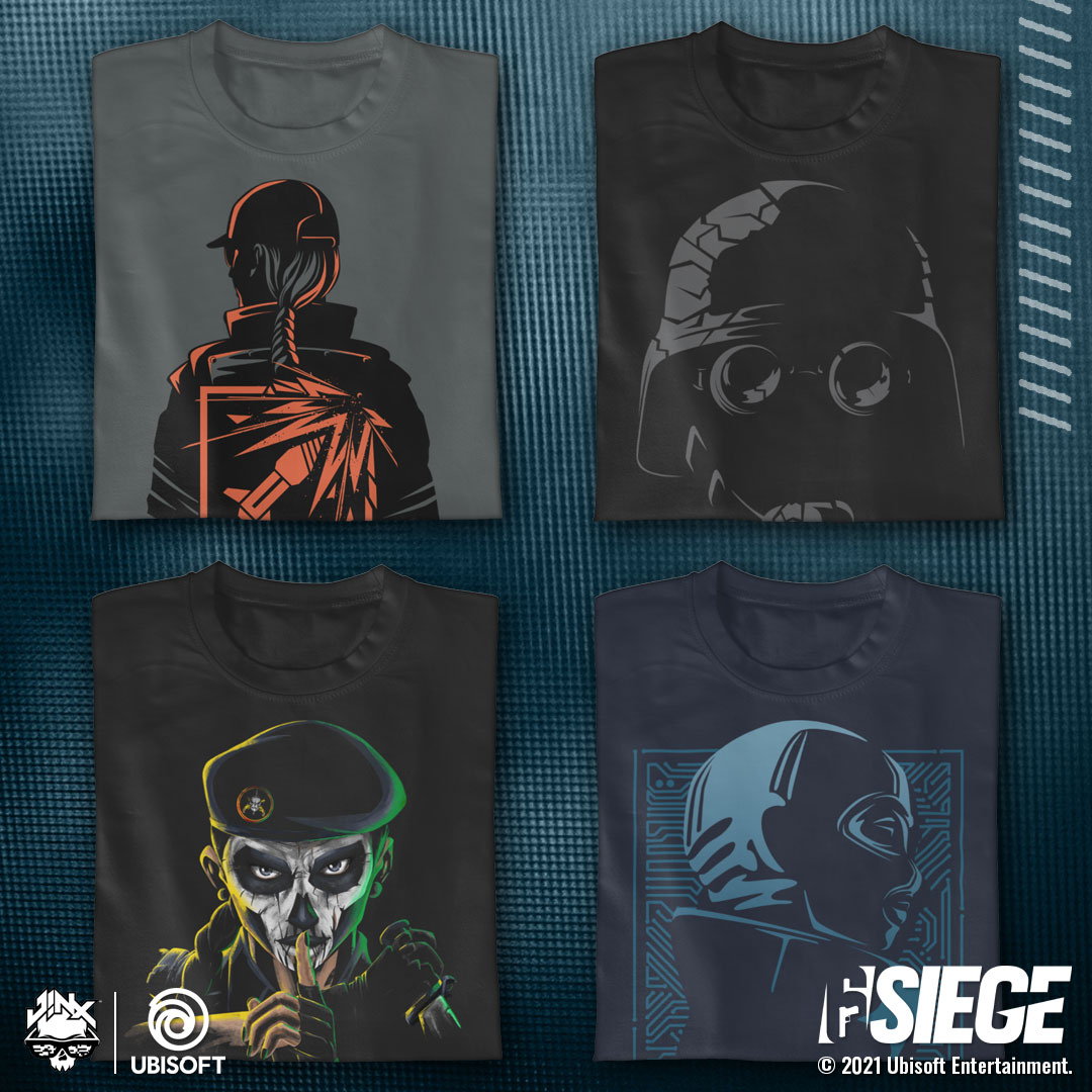 BREACH!

Get ready to take break barriers and take the point with the new Six Siege tees from J!NX.

New operator, Skully reporting for duty: bit.ly/3kcJFb4