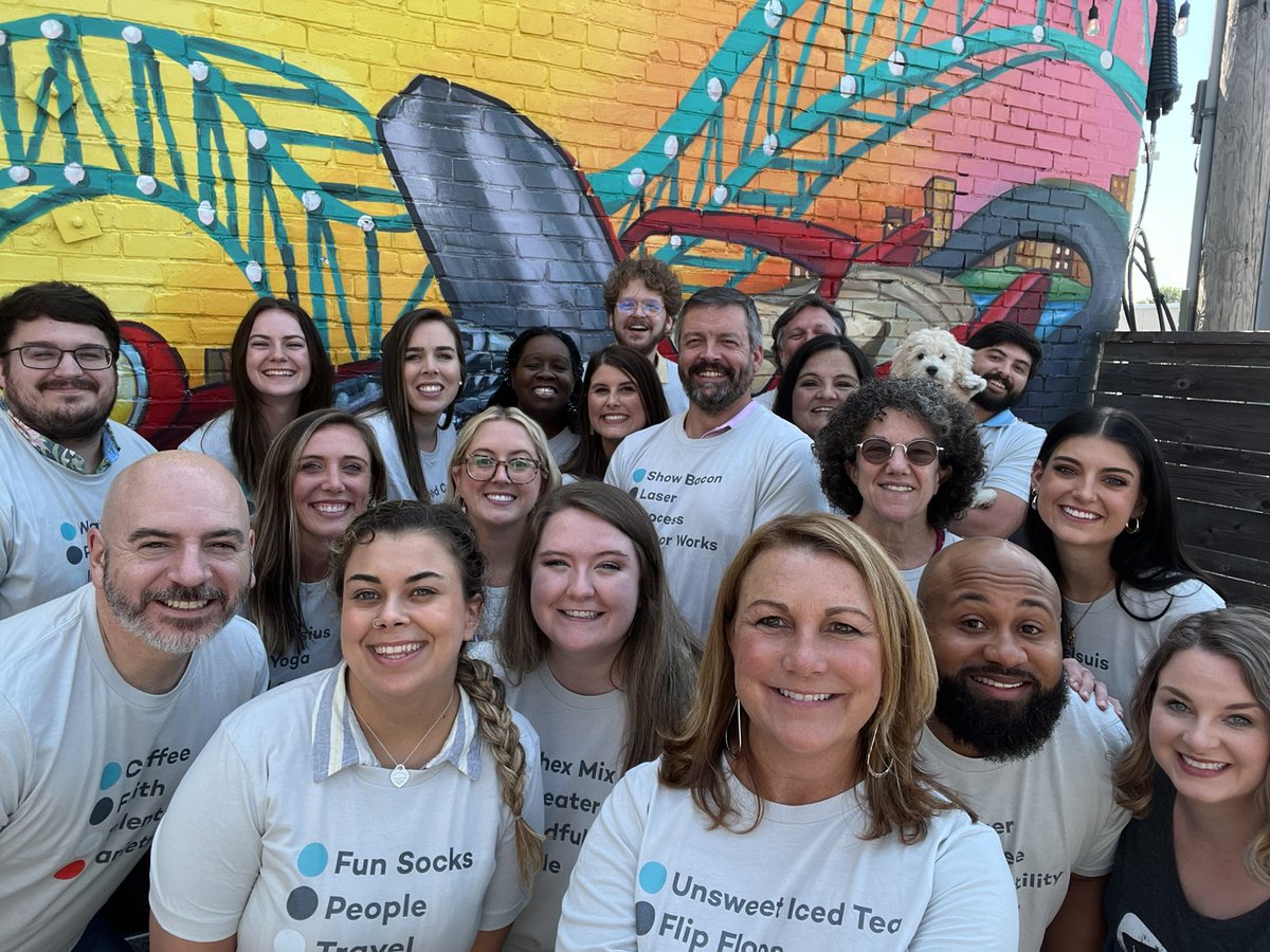 cindy_brewer1's tweet photo. No other team in the world that I’d rather be celebrating 10 years of LEO Events than this.    Today we reflected and celebrated company wide but here’s our Memphis crew.    #thankful  #LEO10 #TheSolutionsPeople #LEOEvents @Imaginedragons https://t.co/PNJEEclZk1