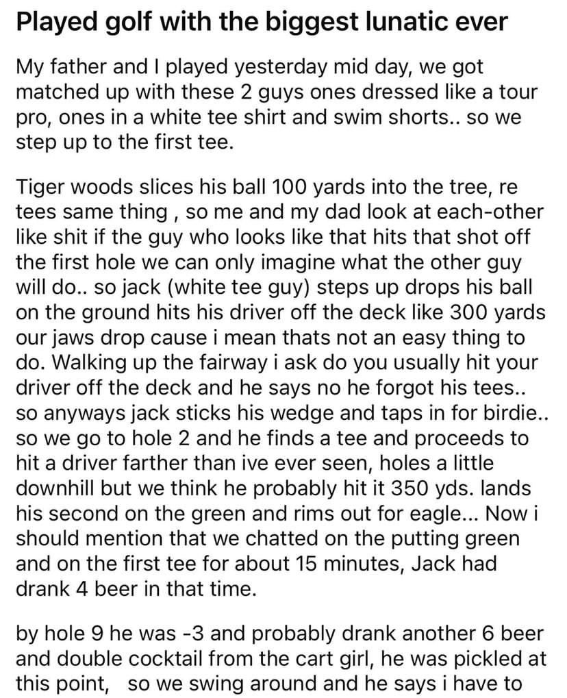 ParForePod's tweet photo. We all need a Jack in our foursome 😂 https://t.co/ddCWPnbC8u