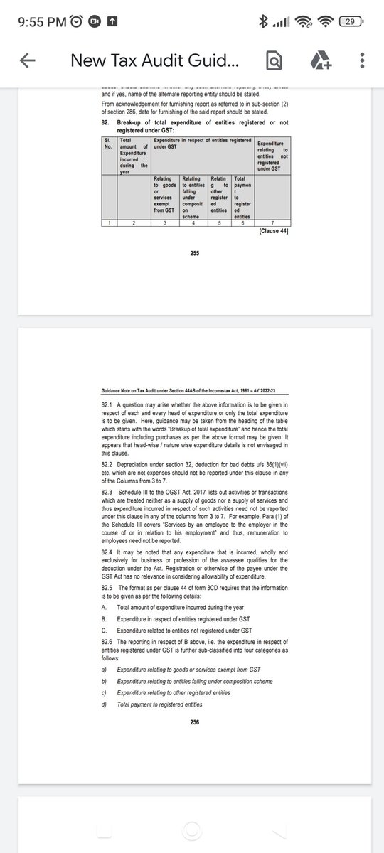 MonikaSurana7's tweet photo. New Guidance Note on Tax audit issued by ICAI..
#clause44 #incometax https://t.co/iHggu9abm6