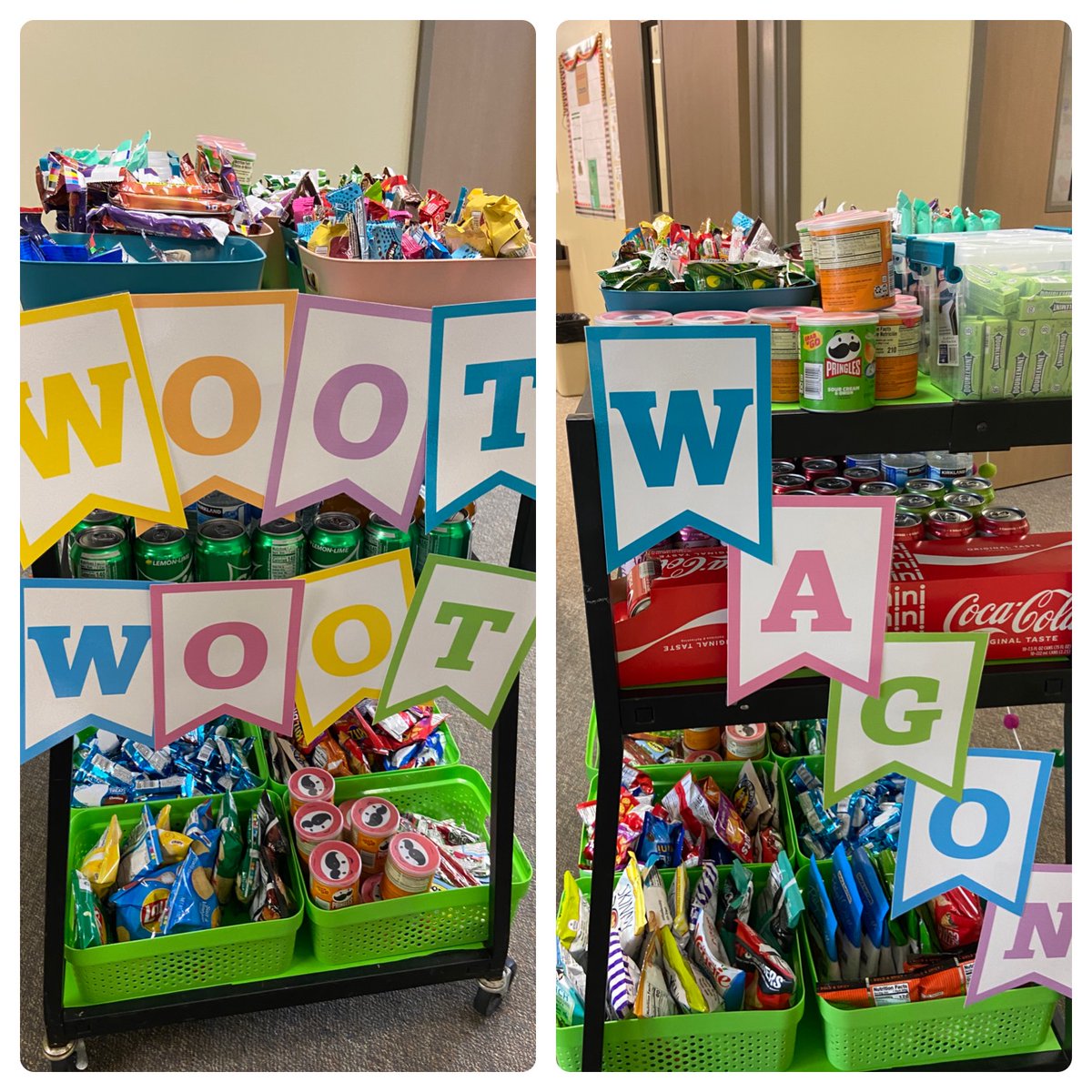 Gator community.........the Woot Woot Wagon was busy today.  Passing out snacks and treats to all the staff members for displaying Gator Pride!!  #maydemyday #maydeforus #maydeusproud #bestschoolyearever #thewootwootwagon #mcjhstrongertogether
