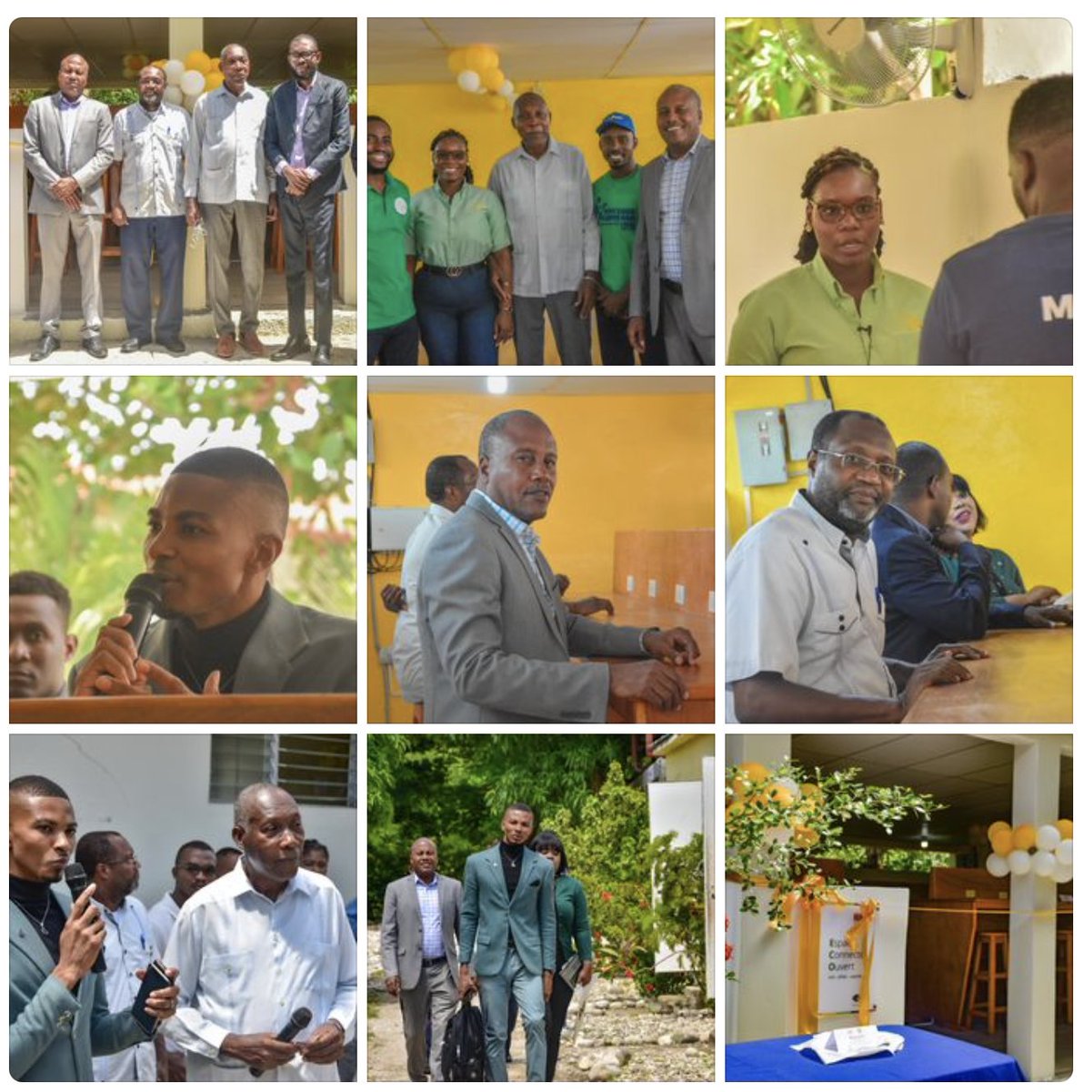 AUF_Caraibe's tweet photo. 🏫L'AUF a inauguré 6 Espaces Ouverts Connectés (ECO) dans les universités du Grand sud. La firme #CosmosSolutionHaïti se dit fière d'avoir assuré la construction et l'alimentation de l'#ECO de l'#UPSAC.
👉🏿https://t.co/f4rHDoABu5 https://t.co/Ivq46TaCMh