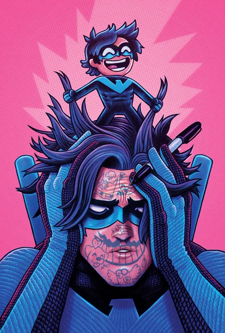 Nite-Mite! Variant cover for #Nightwing 