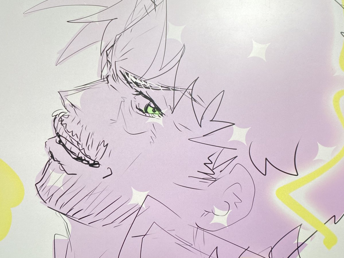 描き足すだけで老ジョセフになんのかなと思ったけど表情変えたらなった感ある 