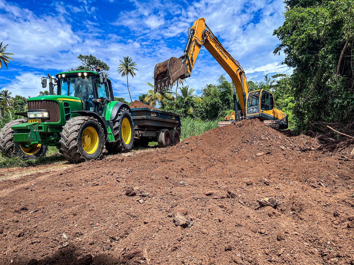 Restoring Hope! (At Hope Farm).

Progress continues on the maintenance of the farm, where a proper draining system is being put in placed before re-planting begins.