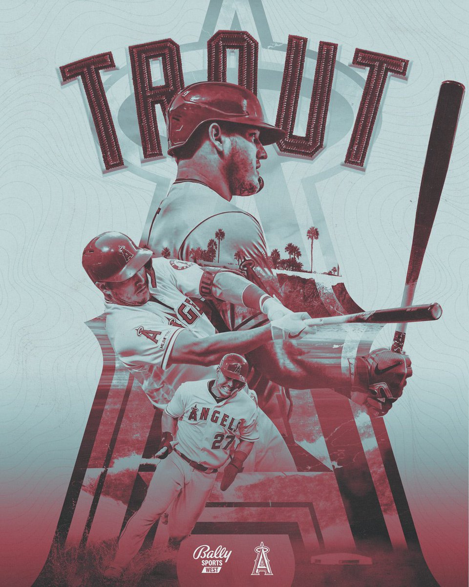 He’s baaaaaaack🤫 @Angels | #GoHalos | @MikeTrout