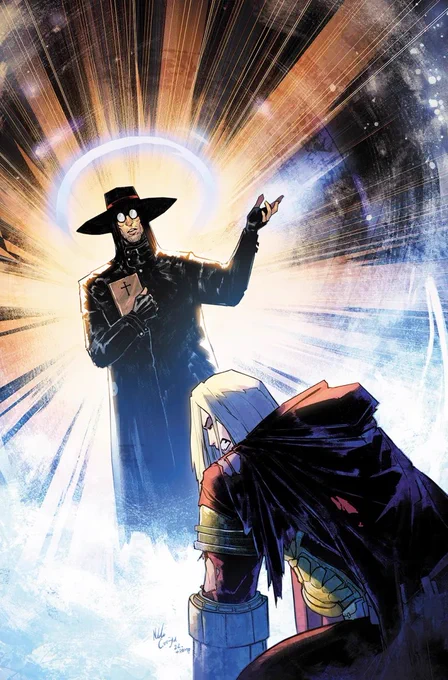 But there is more! Father Valley is here!SWORD OF AZRAEL #5. . December. 