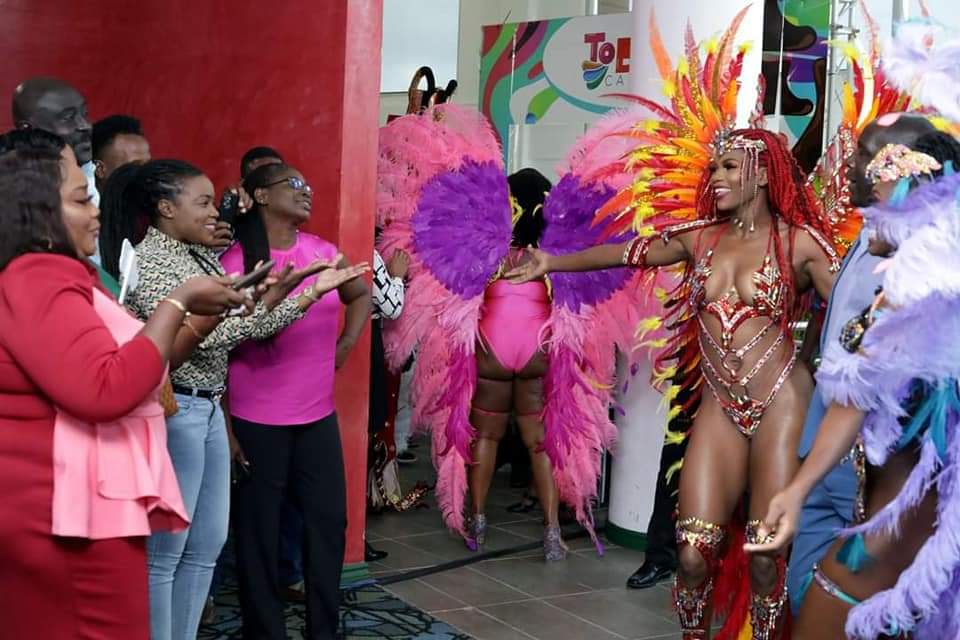 ArcadiaMas's tweet photo. We still can't get over Tobago Carnival Media Launch ππ½ @welcometobago
#TobagoCarnival
#RitualRevelryRelease
#WelcomeToBago
#BagoMas
#WeReach
#CarnivalSweetlikeTobago
#TobagoLove
#GreatestLittleIslandonthePlanet
#LittlelslandBiaCarnival
#ToBagoWeGo https://t.co/y1gkWFSPvh