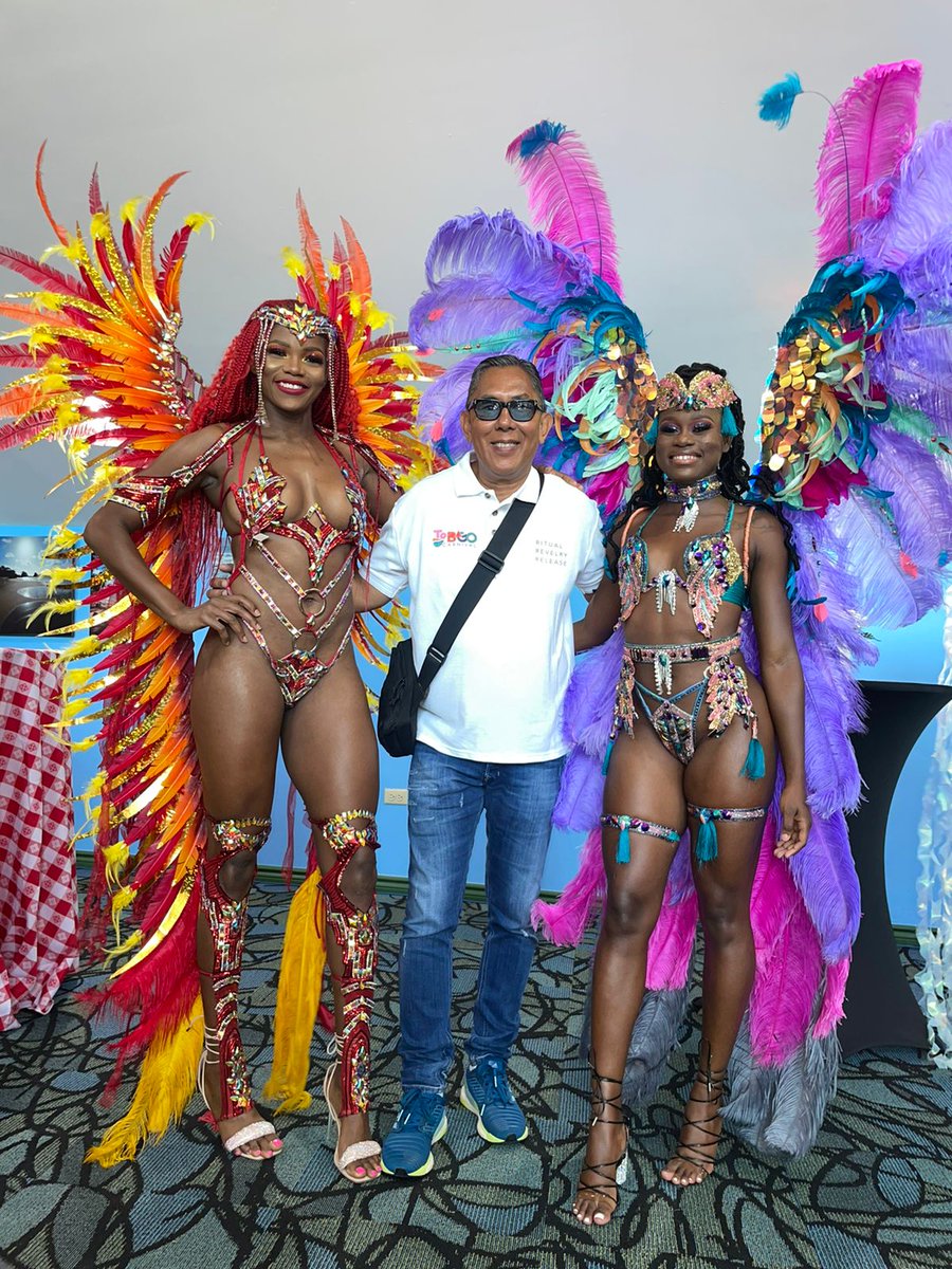 ArcadiaMas's tweet photo. We still can't get over Tobago Carnival Media Launch ππ½ @welcometobago
#TobagoCarnival
#RitualRevelryRelease
#WelcomeToBago
#BagoMas
#WeReach
#CarnivalSweetlikeTobago
#TobagoLove
#GreatestLittleIslandonthePlanet
#LittlelslandBiaCarnival
#ToBagoWeGo https://t.co/y1gkWFSPvh