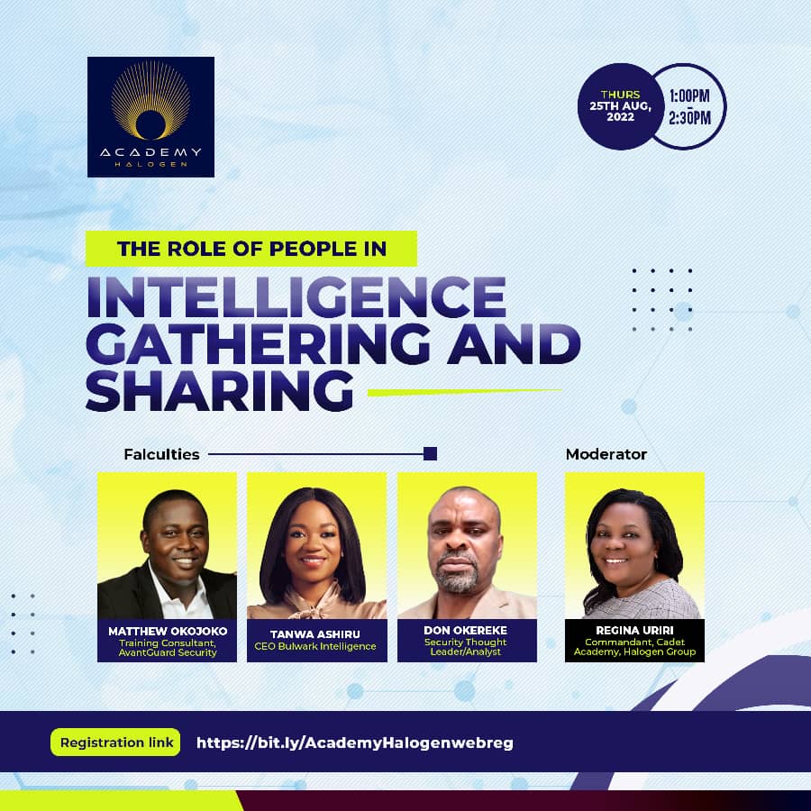 avanthalogen's tweet photo. The demand for #security intelligence has raised the question about the participation of everyday people in the process.

What are security information and how are they processed?

Join our expert panel to discuss this issue. 

Register here: https://t.co/LFFVY9K2Us 

#webinar https://t.co/37Do0zhJOw