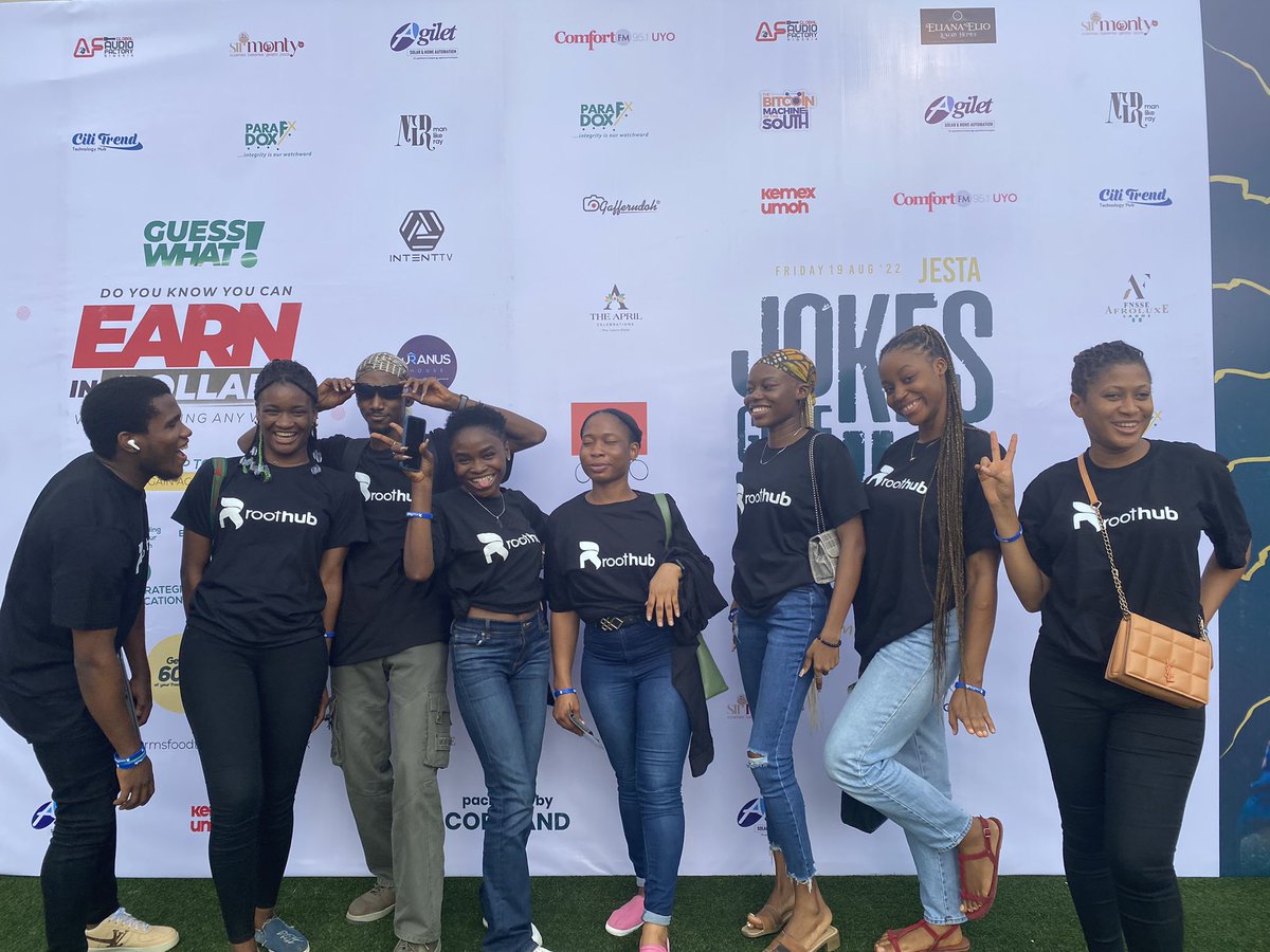 moll_iee's tweet photo. @Theroothub Turned up for #jokesgonewild , if you're not here, it's not late to turn up too😌 https://t.co/YmgpIFneG7