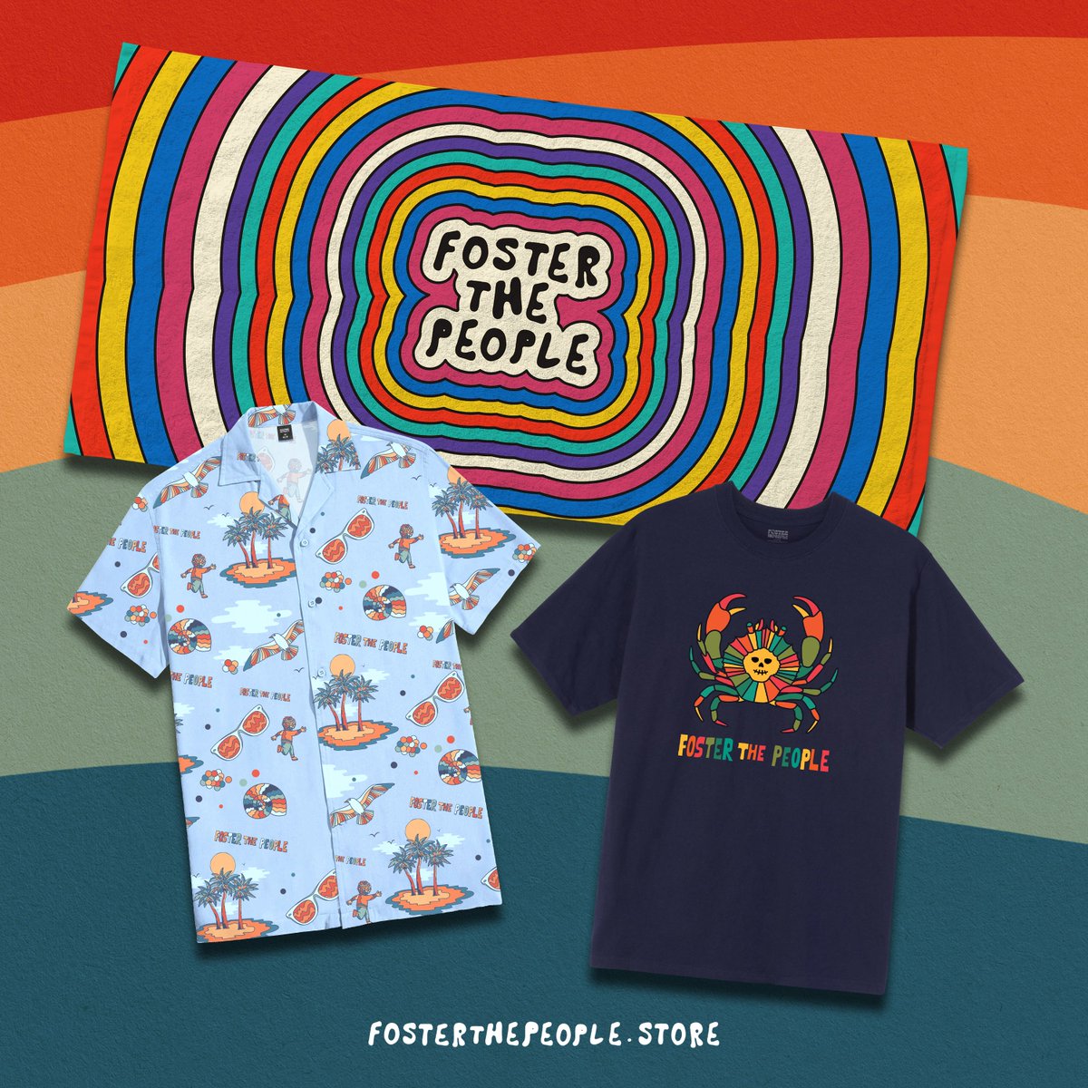 fosterthepeople's tweet photo. new merch is up on our web store! 
https://t.co/5QQCH8EDEz https://t.co/1gWSNJXrr5