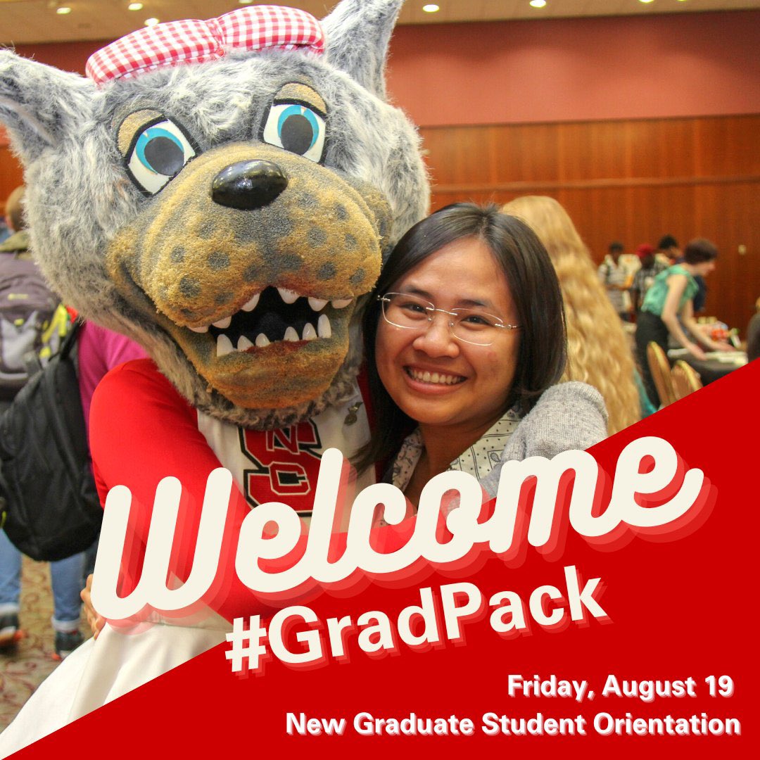 NCSUHigherEd's tweet photo. Welcome back @NCState_HEA — yesterday we welcomed our new HEA master’s student cohort during @NCStateCED grad student orientation! 💫 We have such an amazing and talented group of students!! We can’t wait to start classes on Monday!! #gradpack #welcome #highereducation #gopack https://t.co/MO80aRKLzz