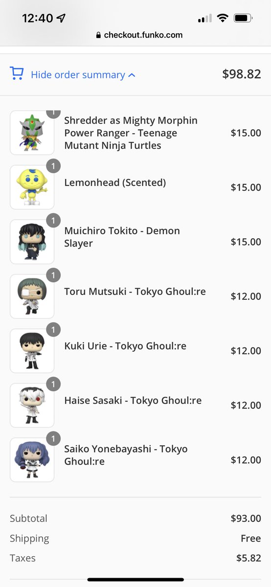 twincollectors's tweet photo. @FunkoPOPsNews YES! I got them! (And the Tokyo Ghoul pops Iβve been thinking of getting) π± #FunKon2022 #funkopop #muchiro https://t.co/uIrB2o0okY
