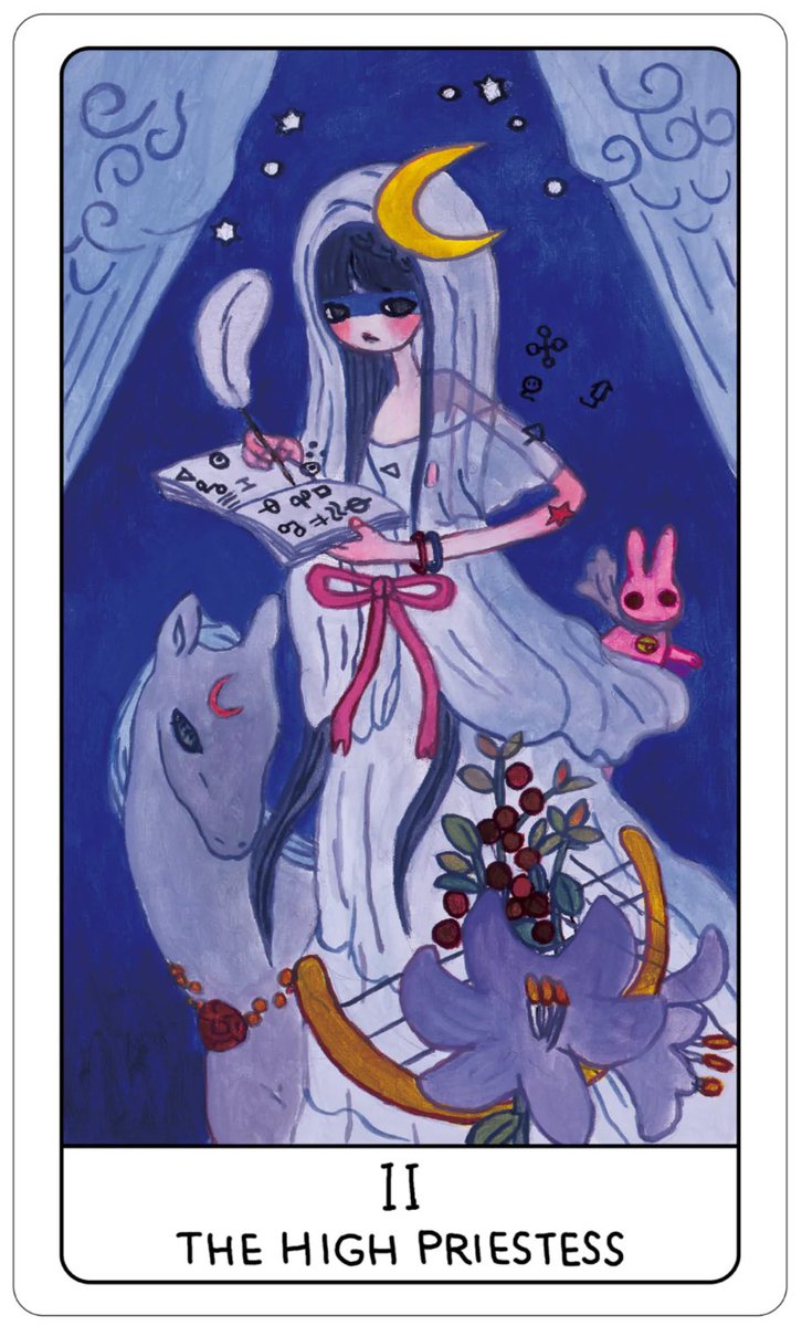 moonbisous's tweet photo. tarot cards by aya takano ˚✩ ⋆｡˚✩ https://t.co/0HZLW4Wkua