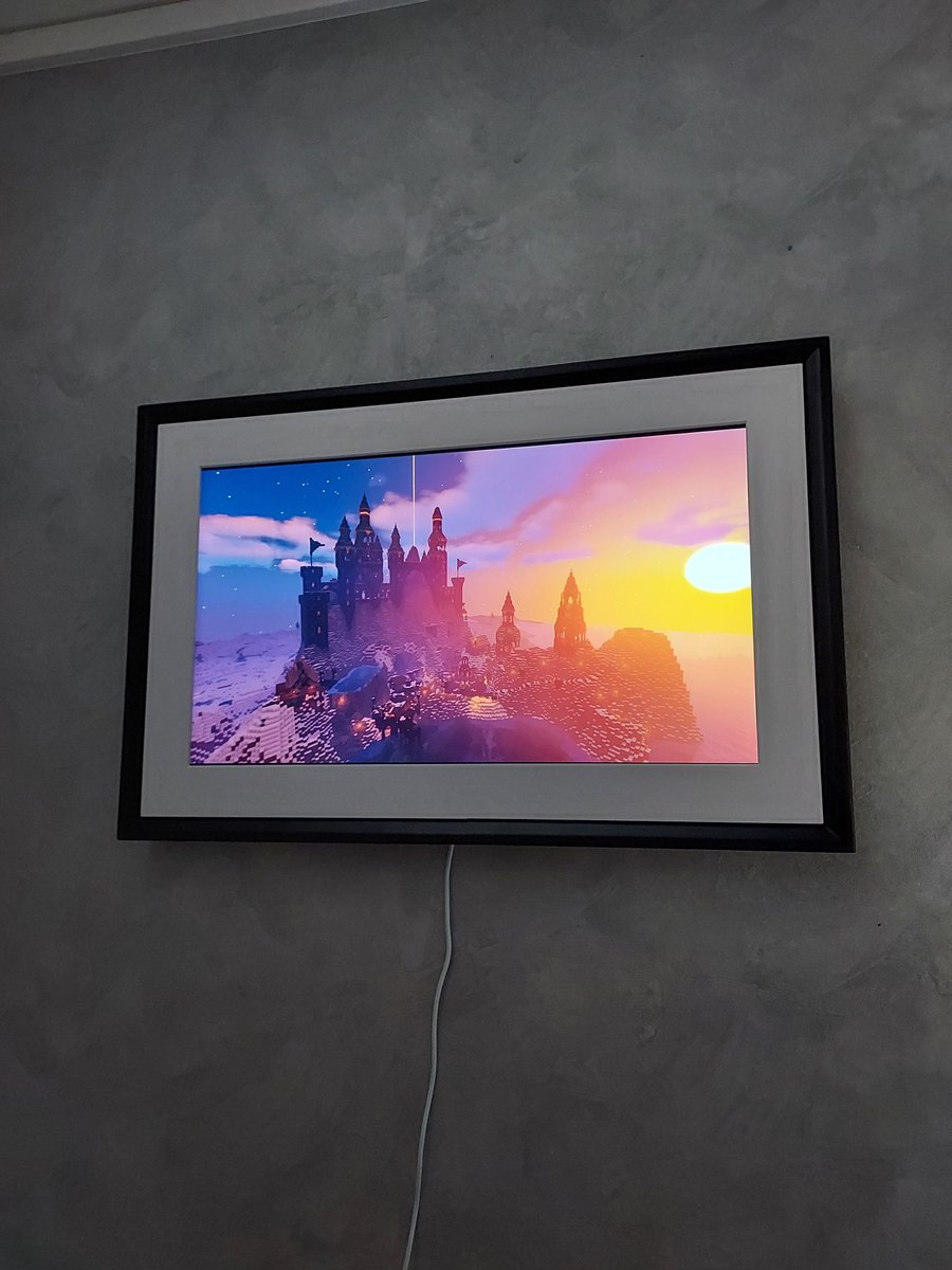 NETGEAR_UKI's tweet photo. Build a @Minecraft work of art and show it off on Meural!  😍😍😍

📷Credit: @MinecubeR

Learn more about Meural: https://t.co/6Ujl9ZtSvu

#Minecraft #Gameart #minecraftfanart #MeuralPhotoFrame #ShareMemories #NETGEAR #BringArtToLife #Meural #MyMeural #MeuralCanvas #Technology https://t.co/pwZ34t030Z