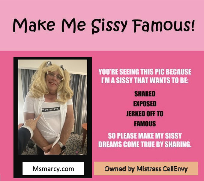 All for Mistress @CallEnvy @ExposeASissyCom 
#exposure #sissy #NiteFlirt https://t.co/TokgNwwQyW