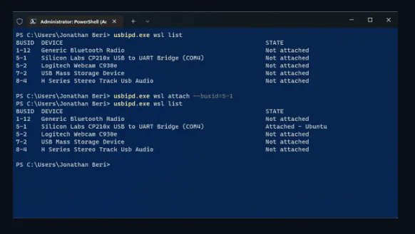 GoliothOfficial's tweet photo. With #Windowssubsystemforlinux, developers can use Windows & #Linux tools on 1 machine. @beriberikix tested USB support w/ his development workflow & shares how to program an #embedded device over #USB using WSL. Read it here: https://t.co/MRIQUdDUIE @golioth_iot #Golioth https://t.co/p2GqcNLYLJ