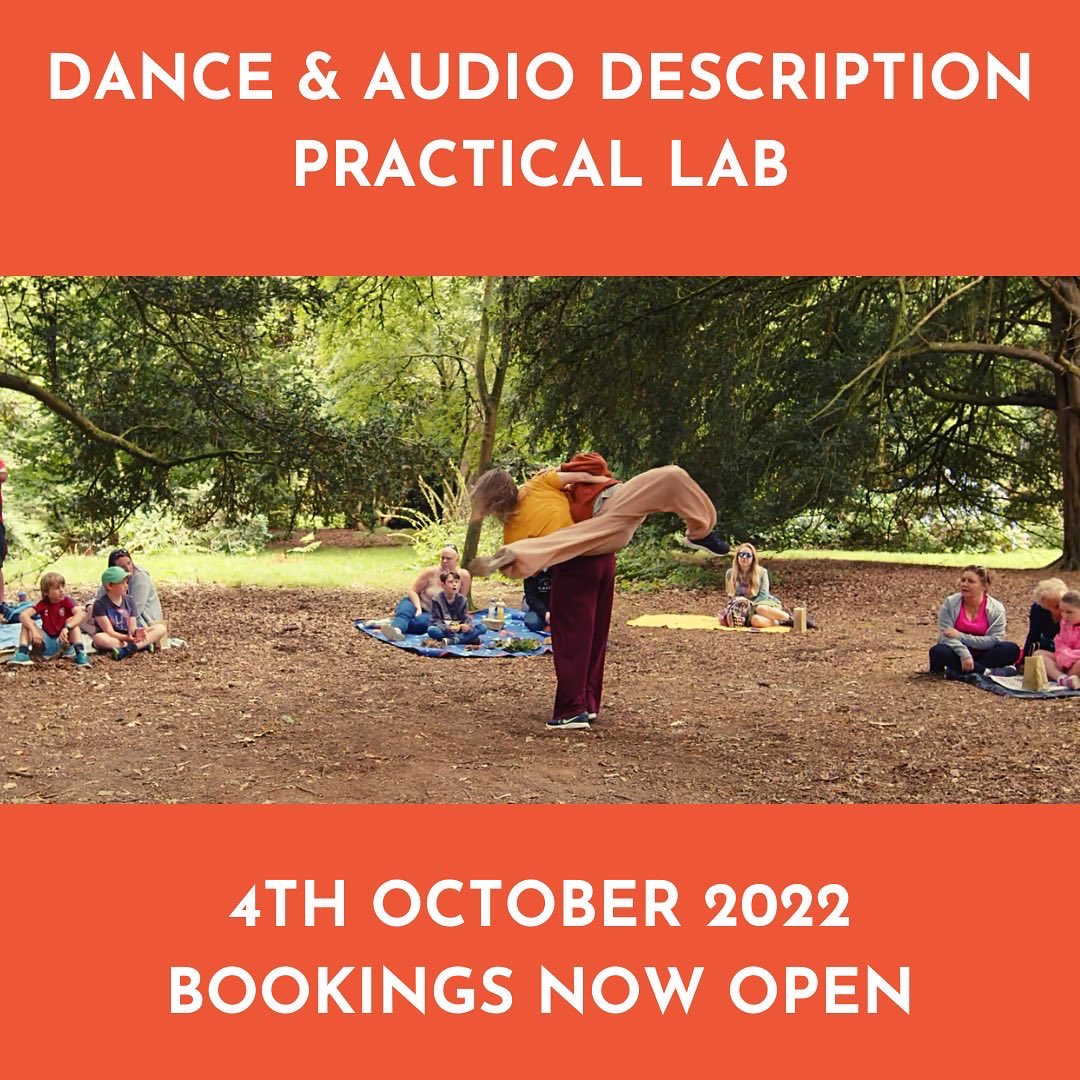 HandLCollective's tweet photo. Dance &amp; Audio Description Practical Lab on 4th Oct. 
Workshops, sharing practice &amp; discussion to enhance your understanding &amp; skills in creative embedded audio description for outdoor arts. Deadline to apply 18 Sep. For info including how to sign up, visit https://t.co/B64iRqN0D2 https://t.co/UT36lwKHvS