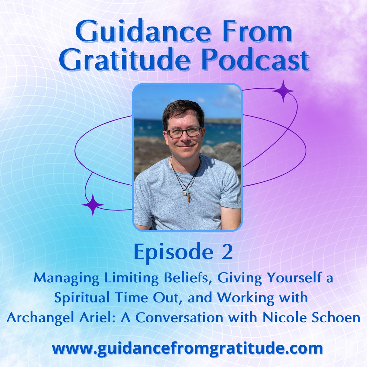 GuidanceFrom's tweet photo. Episode 2 of my Podcast has been released! I discuss limiting beliefs, spiritual time outs, and I chat with @NicoleSchoen44 about Archangel Ariel! Listen at  https://t.co/tRJ2Io4B6l
#ArchangelAriel #LimitingBeliefs #Transformation #Gratitude #Archangels #SpiritPartners https://t.co/Bfdkycc5eq