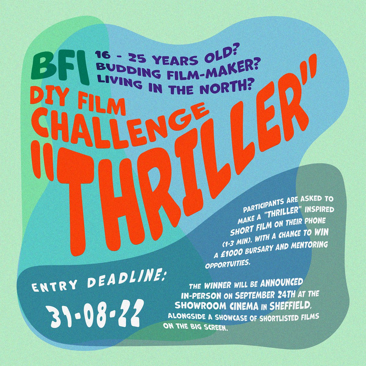 📢Calling all young filmmakers!📢
Break into the industry and win £1K towards your next project and mentoring opportunities with the <a href="/BFIFilmAcademy/">BFI Film Academy</a> DIY FIlmmaking challenge. Find out how to submit before 31 Aug → bit.ly/3oSXduu